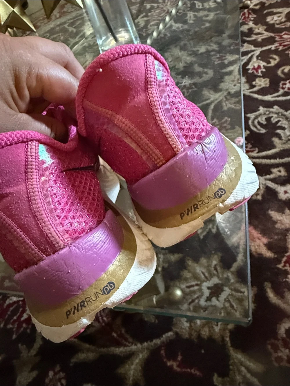 Saucony Hot Pink Women's Athletic Running Shoes with White Sole